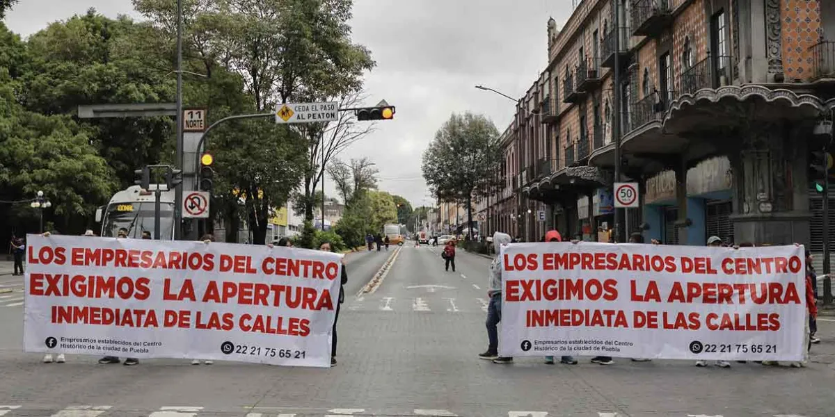 Piden reapertura de calles los comerciantes formales para poder reactivar ventas