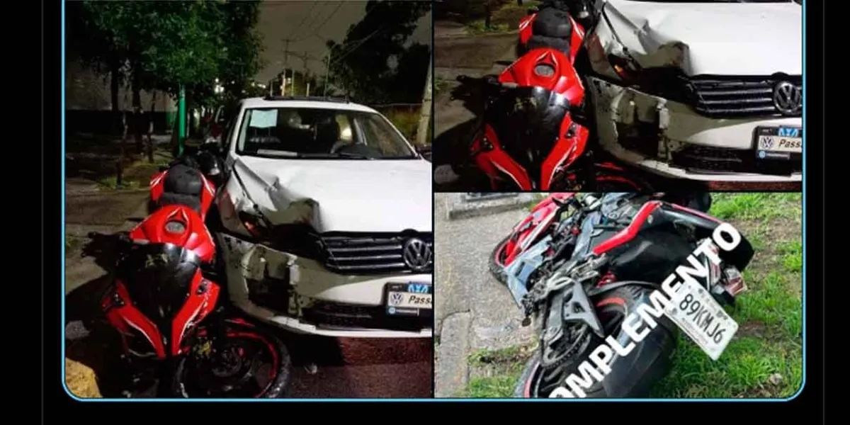 VIDEO. Automovilista no respeta semáforo rojo y atropella a motociclista 