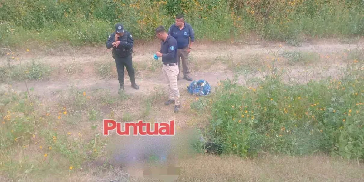 En Huejotzingo, hallan cadáver de hombre con huellas de violencia 