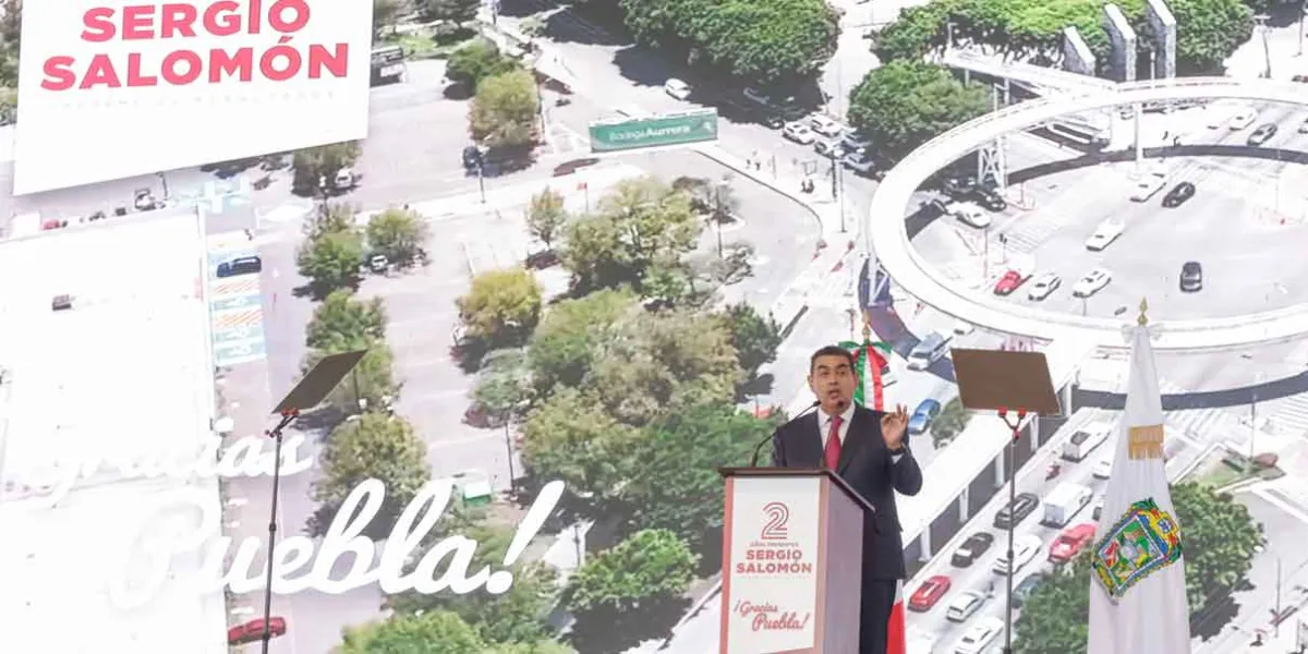 En último informe Sergio Salomón destacó más obras y menos deuda