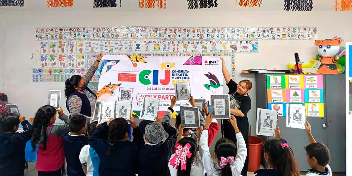 Puebla destaca en la Consulta Infantil y Juvenil 2024 con más de 677 mil participaciones