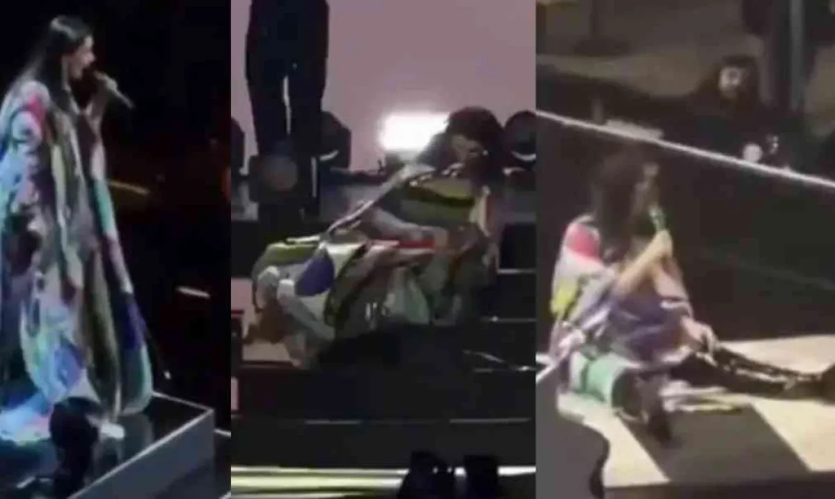 Laura Pauisin cae por las escaleras del World Winter Tour 2024 