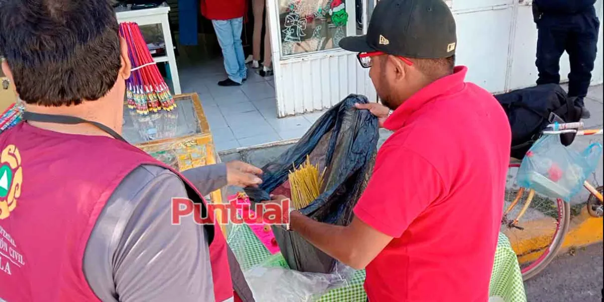 Huejotzingo refuerza operativos contra pirotecnia para evitar accidentes