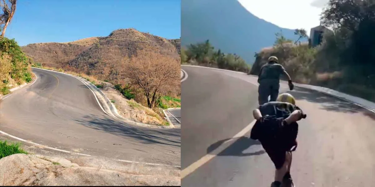 Genera polémica la detención de jóvenes que practicaban ‘downhill’ en carretera