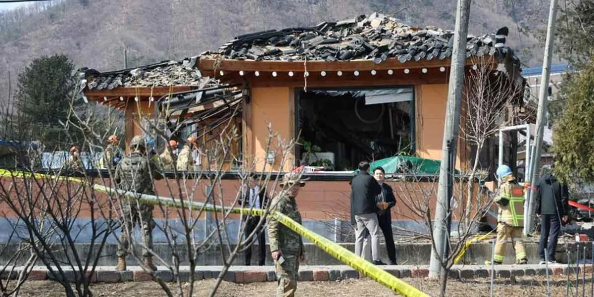 Error militar: un avión surcoreano lanza ocho bombas en una zona residencial