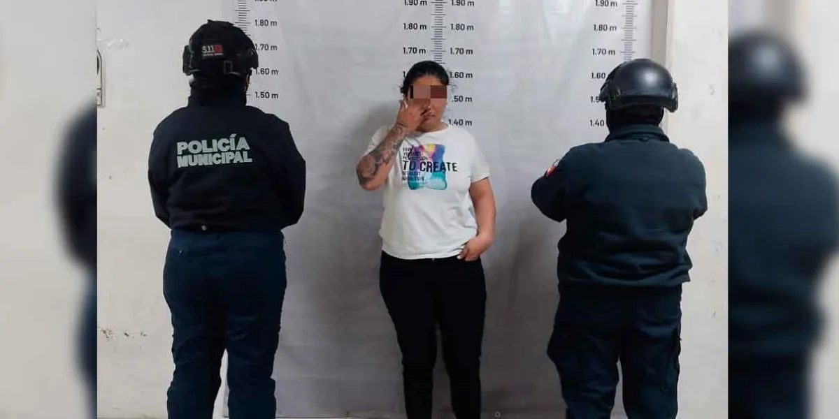 En Cuautlancingo detienen a mujer colombiana por lesiones y daño en propiedad ajena