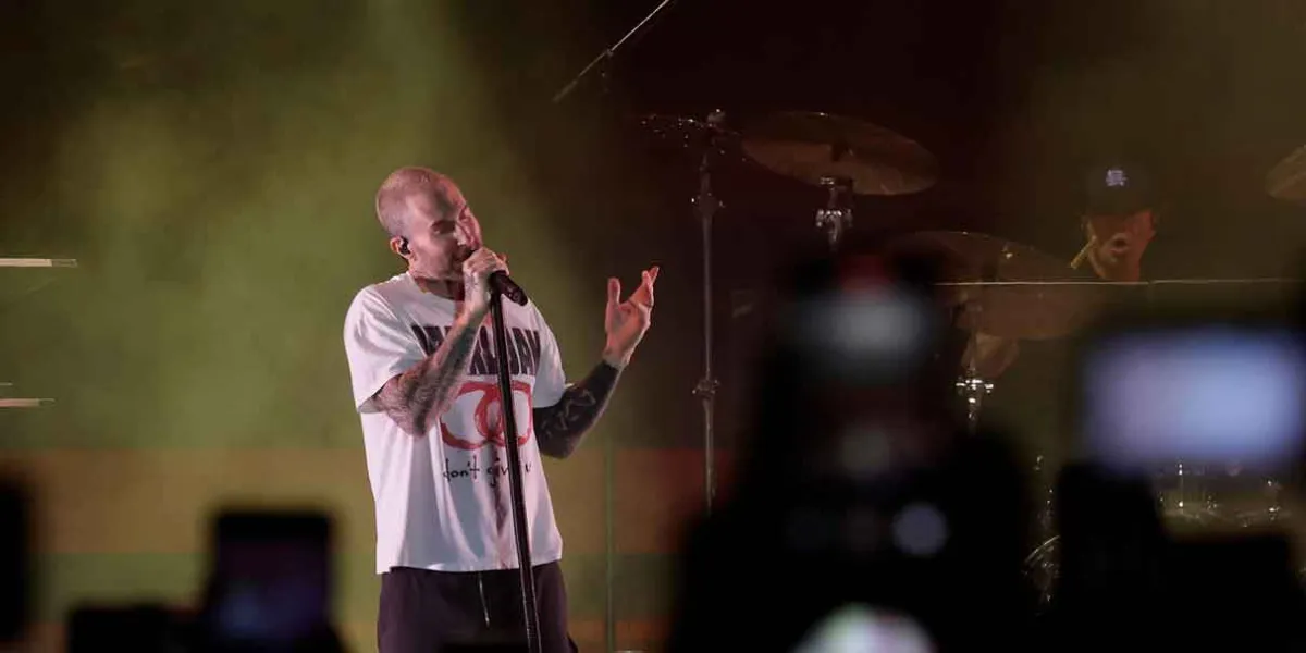  Maroon 5 prendió a más de 40 mil fans en el Teatro del Pueblo