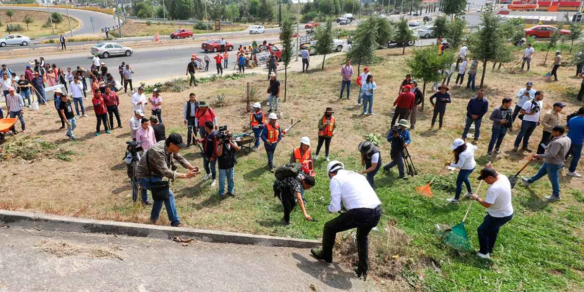 Puebla se transforma con trabajo comunitario y seguridad: Armenta 