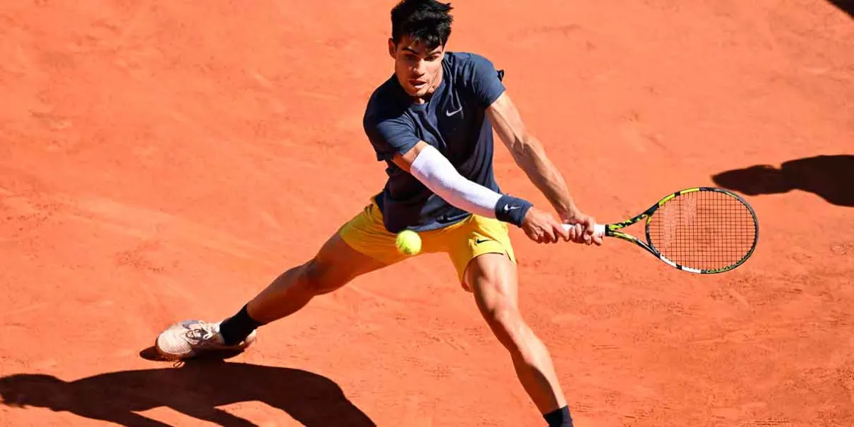 Carlos Alcaraz, finalista en Roland Garros
