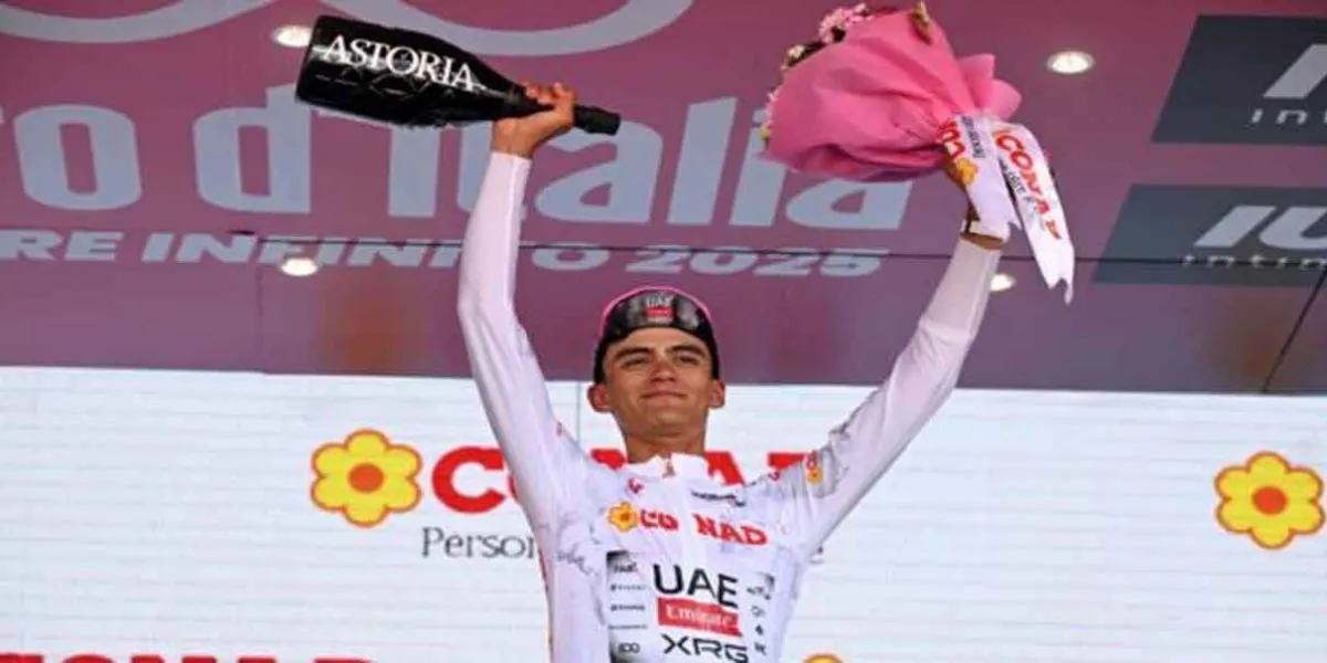 Del Toro hace historia en el Giro de Italia: subcampeón con solo 21 años