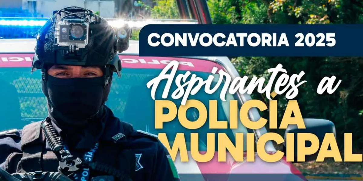  Huauchinango abrió la convocatoria para integrarse a las filas policiacas
