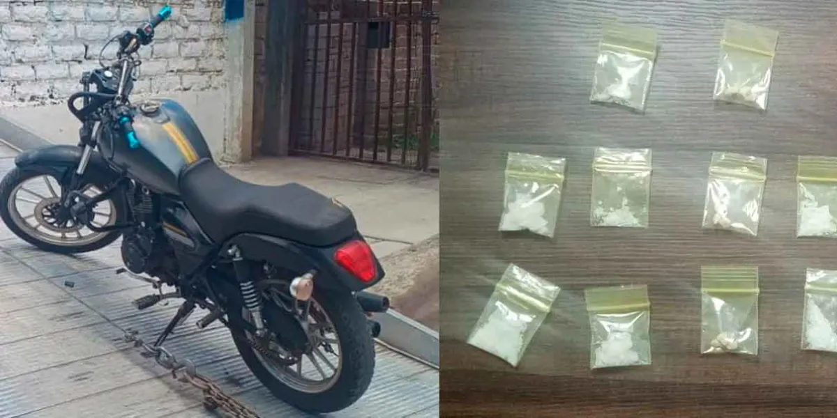 En Cuautlancingo aseguran a presunto narcomenudista y recuperan una motocicleta