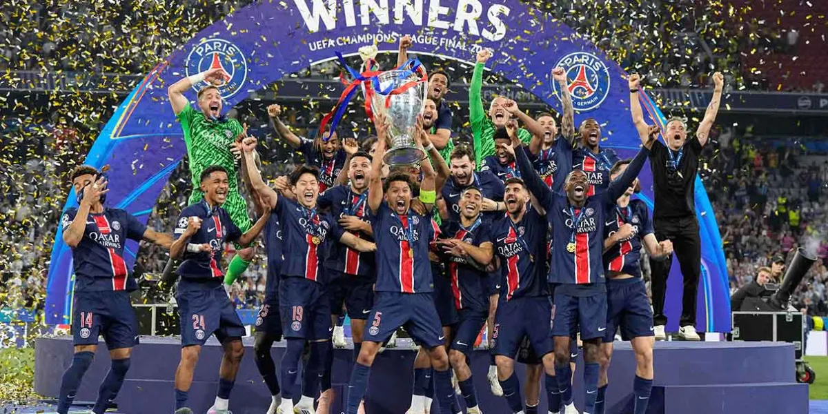 PSG y se corona campeón de la Champions League por primera vez
