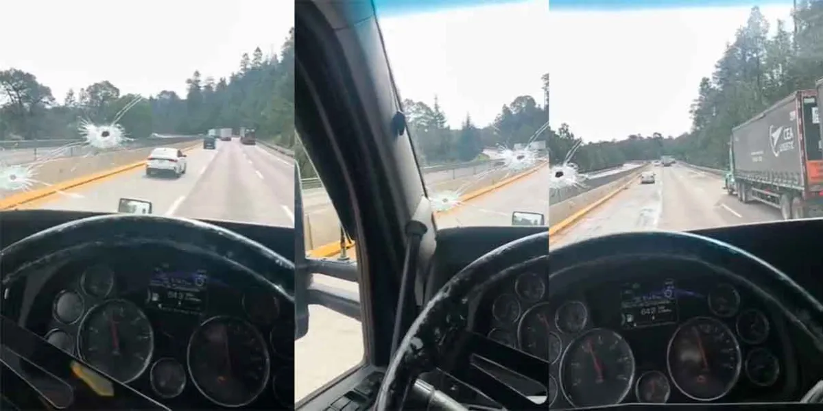 Intento de asalto a tráiler en la autopista México-Puebla deja un conductor herido
