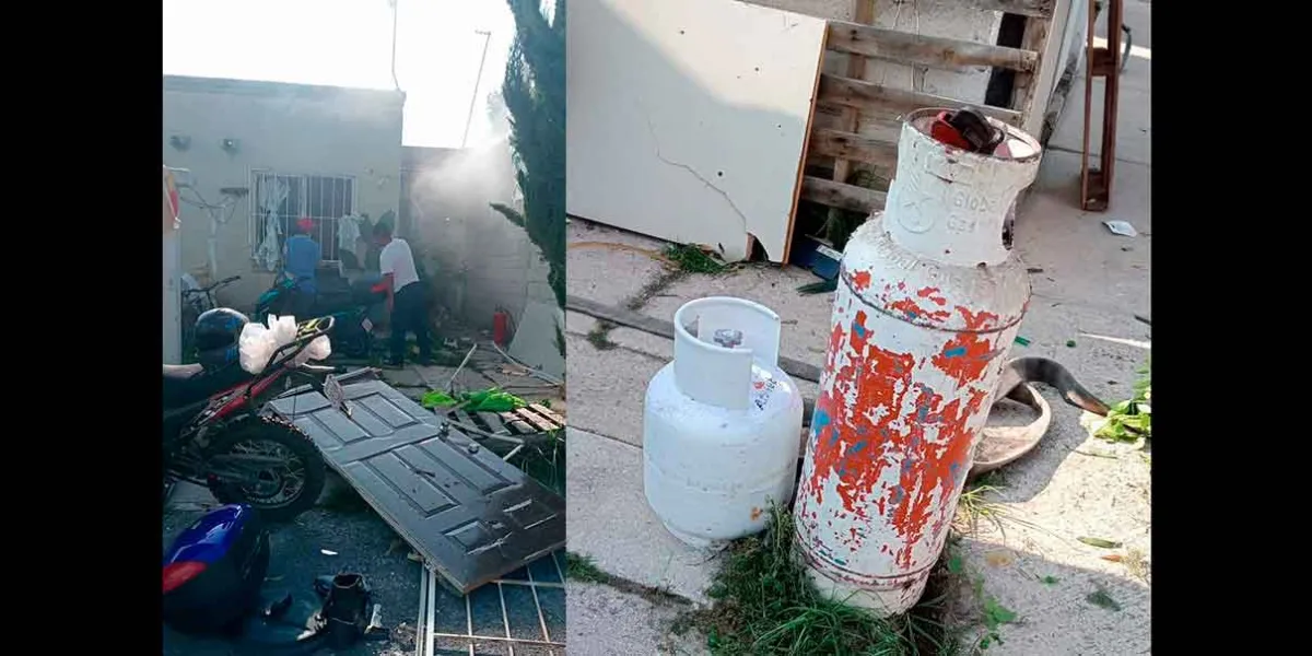Explosión por acumulación de gas en Huejotzingo deja dos personas lesionadas