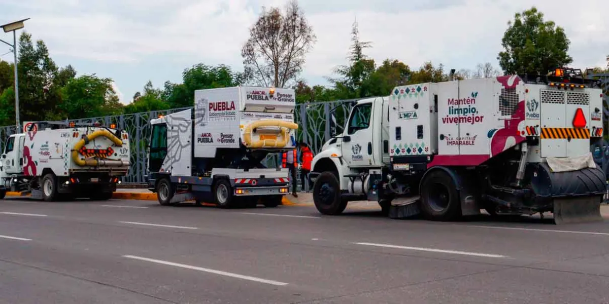 Barredoras del estado y municipio de Puebla unen esfuerzos para poner la capital en orden