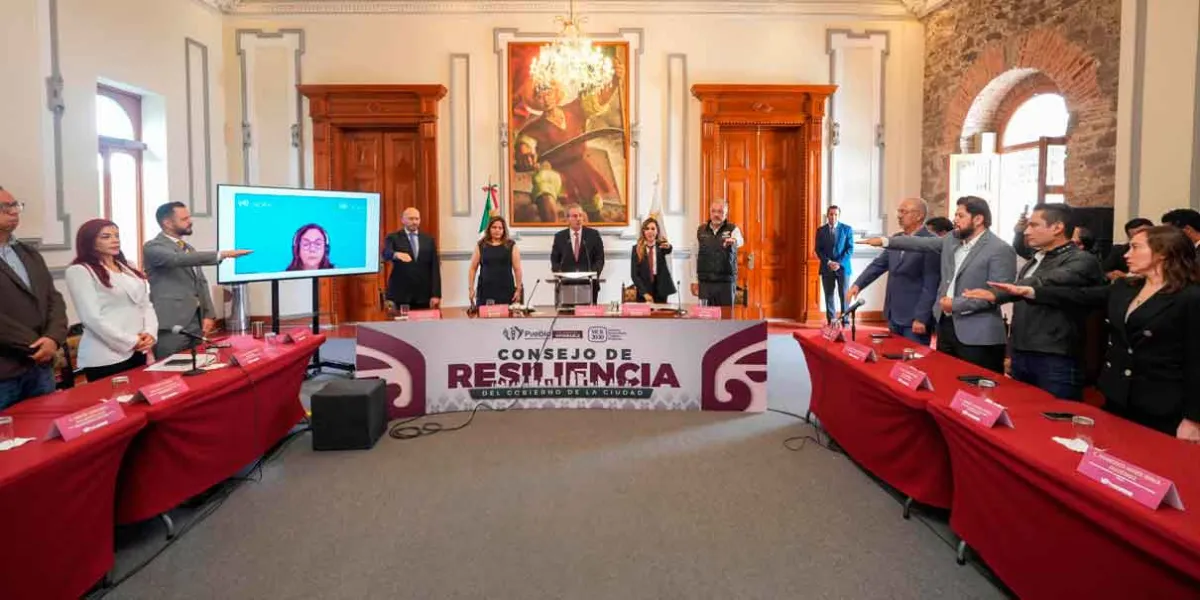 Instala la capital de Puebla el primer Consejo de Resiliencia Municipal del país