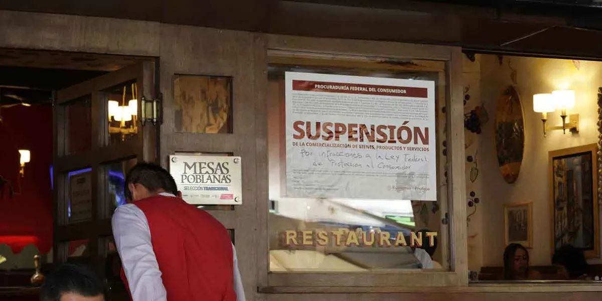 Gobierno de Puebla media para reabrir restaurantes clausurados por Profeco