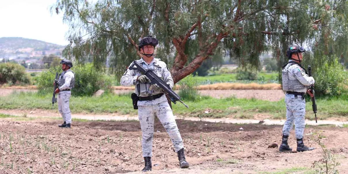 Operativo contra huachicoleros en el Triángulo Rojo; intervienen Sedena y Guardia Nacional 