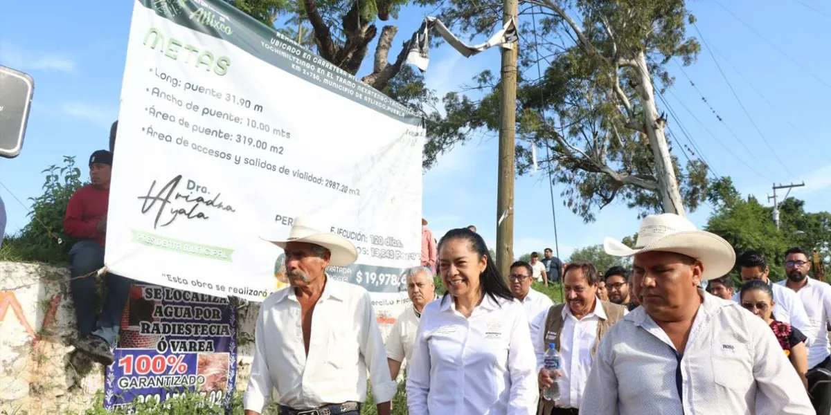 Arrancó obras de ampliación del puente Las Vigas en Atlixco; se invertirán 20 mdp
