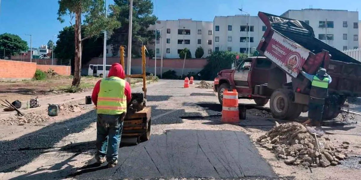 Compromiso firme con la infraestructura vial: Campaña Capitalina Bacheando Puebla
