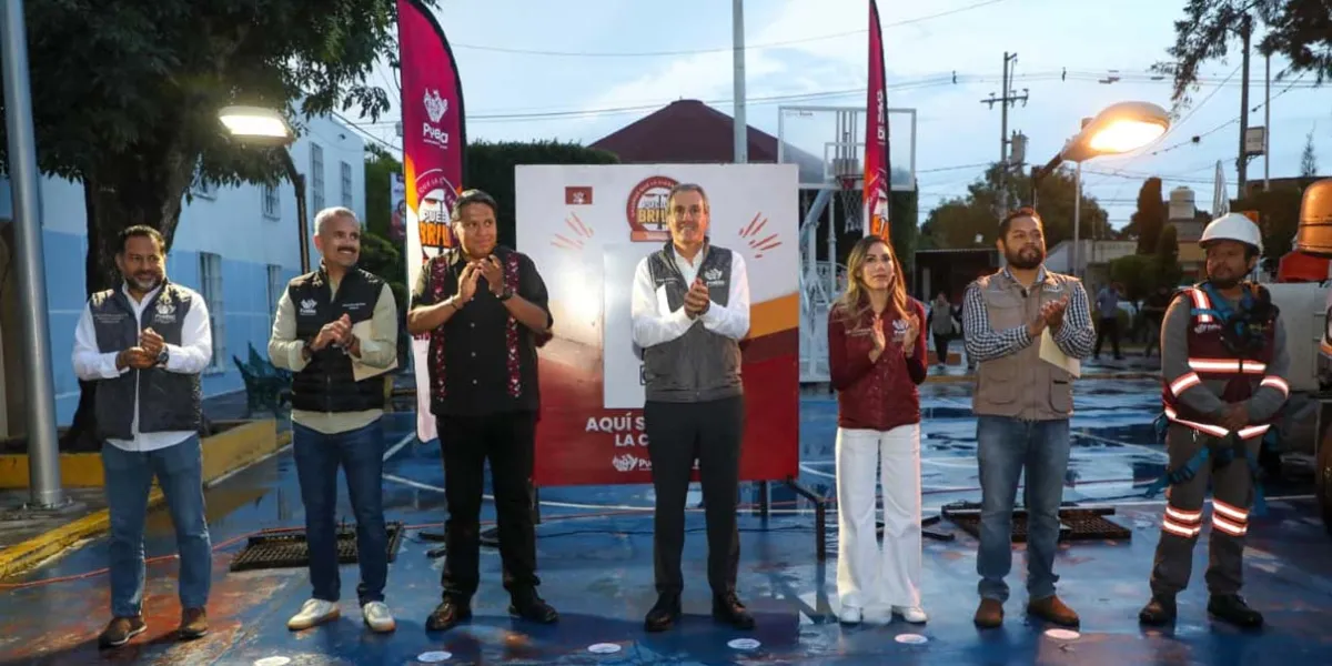 Con Puebla Brilla, Pepe Chedraui lleva luz y modernidad a San Pedro Zacachimalpa