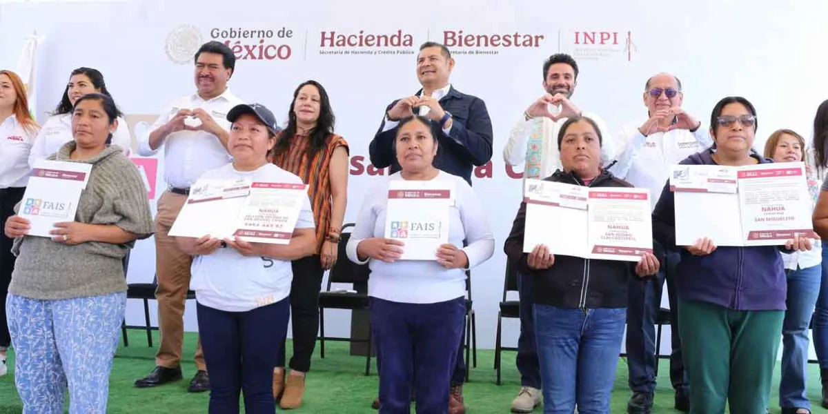 Gobierno Federal y Estatal reconocen derechos indígenas con inversión histórica en San Miguel Canoa