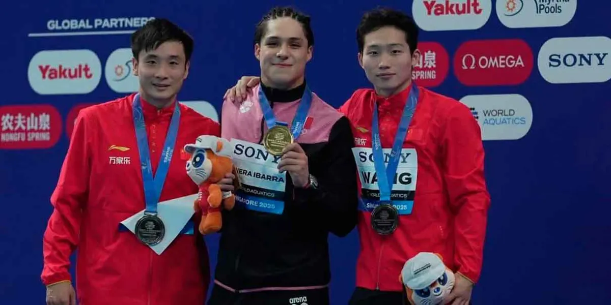 Osmar Olvera conquista el oro mundial y pone fin al dominio chino en clavados