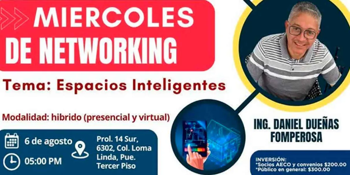 “Miércoles de Networking” este 6 de agosto en la AECO