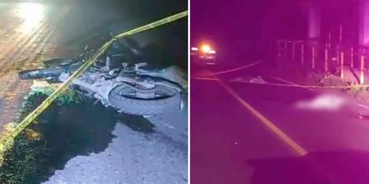 Mueren elementos de la Guardia Nacional al derrapar moto 