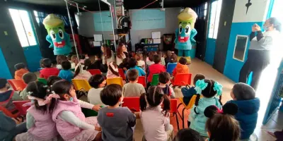 Agua de Puebla fomenta el ahorro del agua con pláticas y activaciones en escuelas