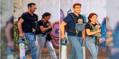 Madre de gemelos explica su estado de salud tras viral video con tanques de oxígeno