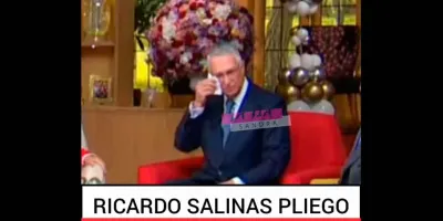 Video viral muestra a Ricardo Salinas Pliego presuntamente llorando tras entrevista 