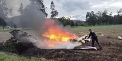 La Aeronáutica Civil investiga el desplome de la aeronave de Yeison Jiménez