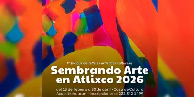 Ariadna Ayala continúa impulsando el talento local con los talleres “Sembrando Arte en Atlixco 2026"
