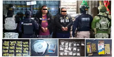 Operativo interinstitucional en Texmelucan deja dos detenidos por narcomenudeo