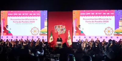 Cartel oficial de la Feria de Puebla 2026 reúne a Toto, Morat y Los Tigres del Norte