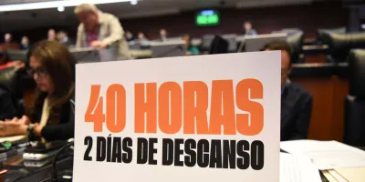 Diputados aprueban jornada laboral de 40 horas sin dos días de descanso