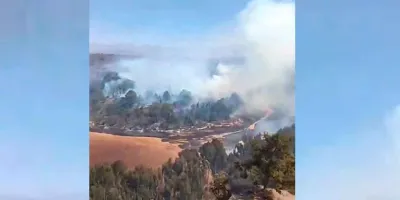 Piden ayuda en Aljojuca para controlar incendio forestal 