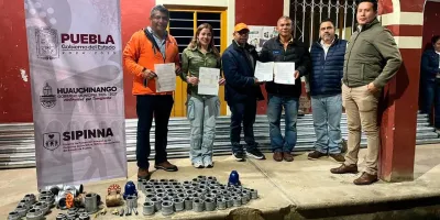 Llegó apoyo a Cuahueyatla, Huauchinango, para servicio de agua potable