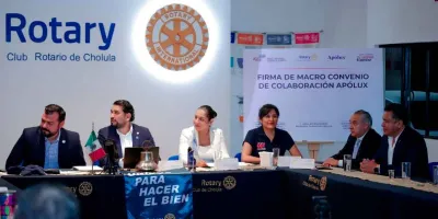 Consolida Ayuntamiento de San Andrés Cholula y Club Rotary Cholula alianza estratégica a favor de la comunidad