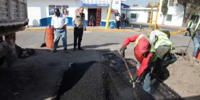 Continúa Pepe Chedraui con supervisión a trabajos de bacheo por diferentes zonas de la ciudad