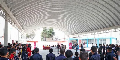 Cuautlancingo mejora infraestructura en la Telesecundaria Francisco Alatorre