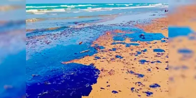 Derrame de hidrocarburo en Veracruz afecta a pescadores; denuncian ecocidio y exigen indemnización