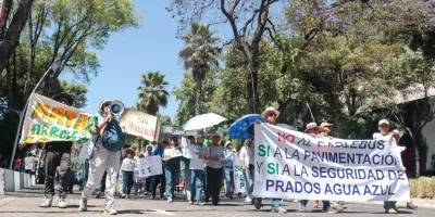 Hubo integrantes de partidos opositores en la marcha contra el Cablebús: Armenta