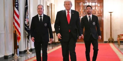 Messi visita la Casa Blanca y Trump lo compara con Cristiano Ronaldo