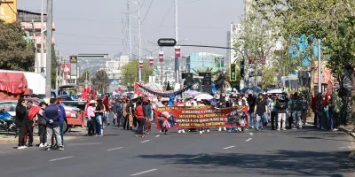 Parálisis vial en la capital por manifestación de la 28 de Octubre 