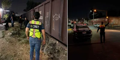 Caos vial en Cuautlancingo por percance de tren Ferrosur