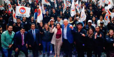 Anuncian Tonantzin Fernández y Leobardo Soto aumento salarial para trabajadores sindicalizados de San Pedro Cholula
