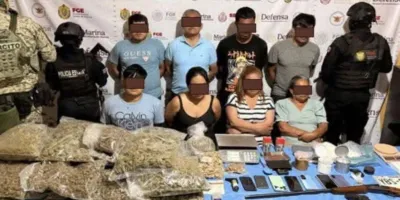 Detienen a hermano de delegada del Bienestar en Veracruz con droga en maletas